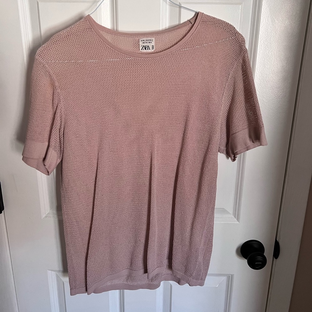 See through SS20 zara short sleeve t-shirt